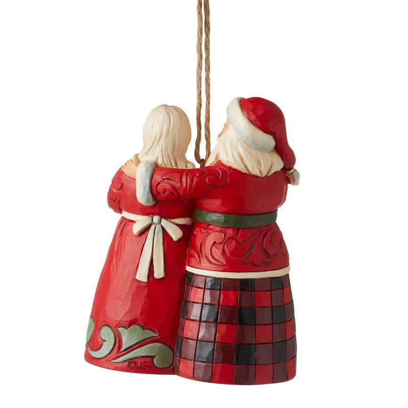 Highland Santa & Mrs. Claus Ornament