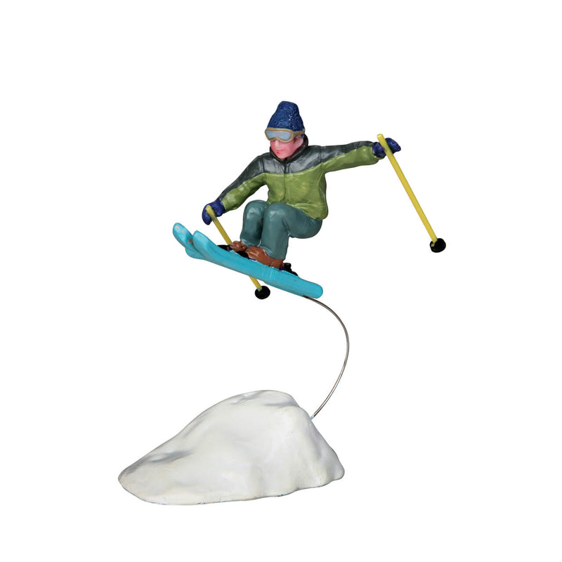 Catching Air- Skier Figurine - The Country Christmas Loft