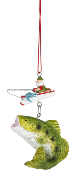 Fishing Ornaments - If I'm Not Fishing Boat - The Country Christmas Loft
