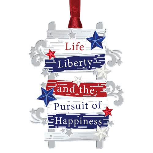 Life Liberty Ladder  Ornament - The Country Christmas Loft