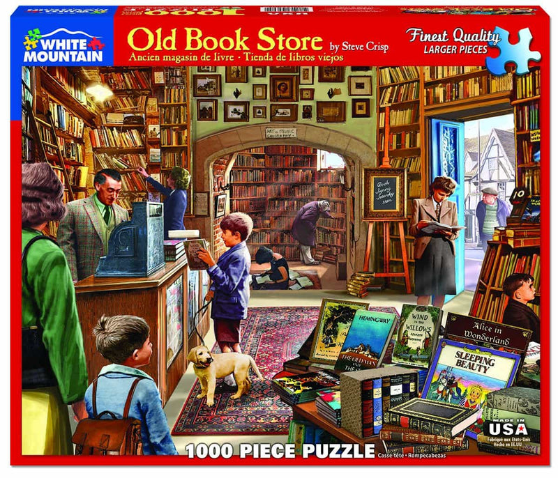 Old Book Store - 1000 Piece Jigsaw Puzzle - The Country Christmas Loft