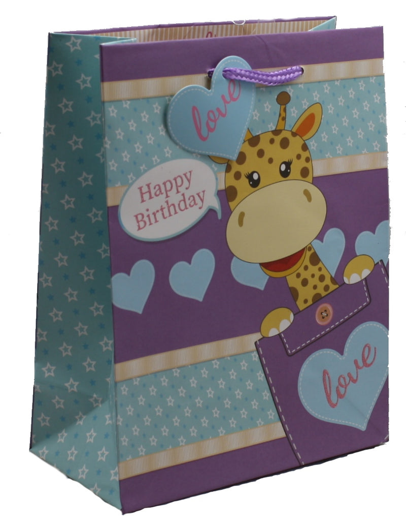 Pocket Giraffe Gift Bag - The Country Christmas Loft