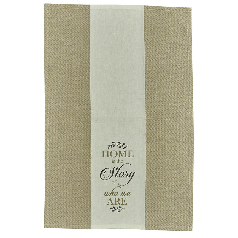 Home Is The Story Dishtowel - The Country Christmas Loft