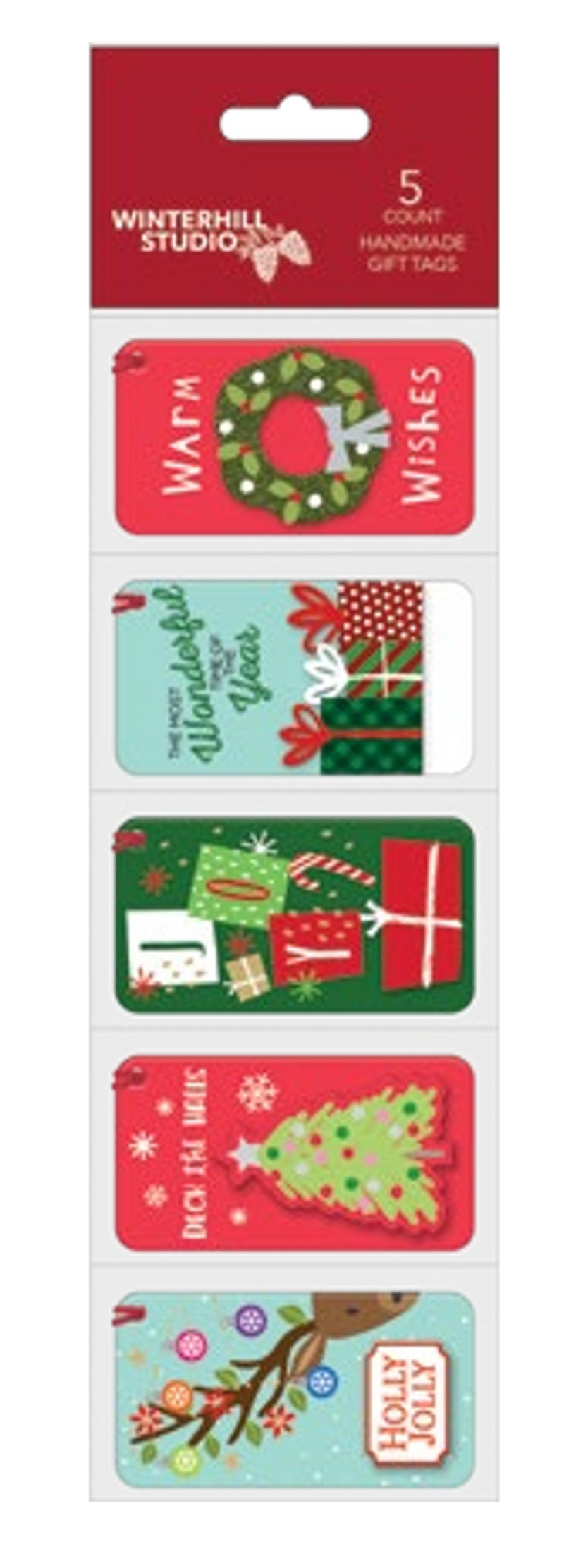 5 Count Handmade Gift Tags - - The Country Christmas Loft