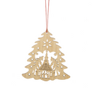 Wooden Holiday Icon Ornament - Tree - Forest Gazebo - The Country Christmas Loft