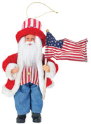 Uncle Sam Santa - 9 Inch - The Country Christmas Loft