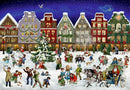 Winter Evening In the Town - Jigsaw Puzzle Advent Calendar