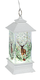 LED Light Up Deer Lantern Mini Shimmer - The Country Christmas Loft