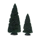 Department 56 Purple Git Sisal Tree - S/2 - The Country Christmas Loft