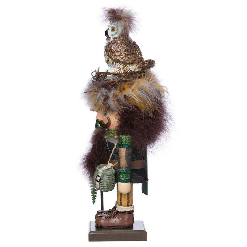 Hollywood Nutcrackers Woodsman With Owl Hat Nutcracker - The Country Christmas Loft