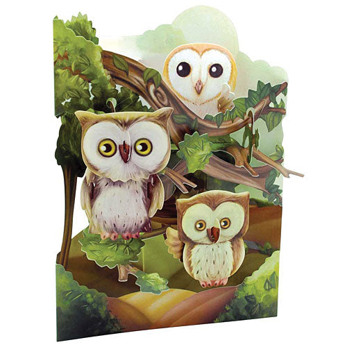 Owls - Swing Card - The Country Christmas Loft
