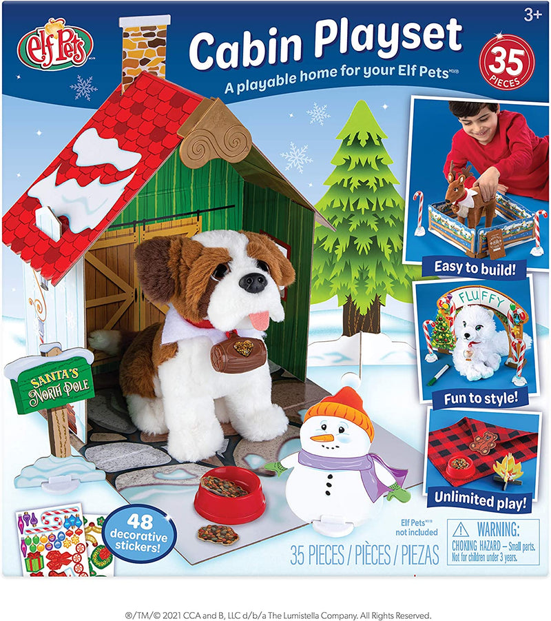 Elf on The Shelf Playset - Christmas Cabin - The Country Christmas Loft
