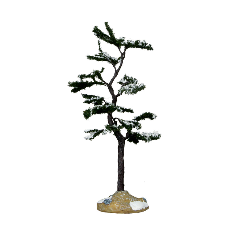 Snowy Marcescent Tree - 6.5 Inch - The Country Christmas Loft