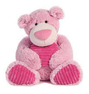 Strawberry Latte Teddy Bear With Stuffed Heart - - The Country Christmas Loft