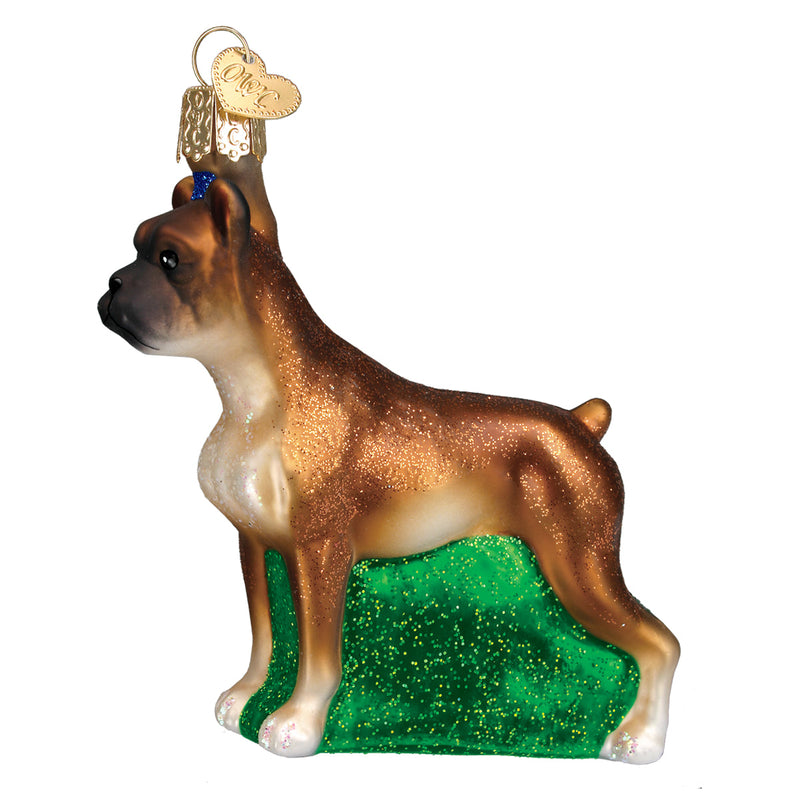 Old World Christmas Boxer Ornament - The Country Christmas Loft