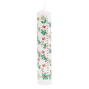 Holly and the Ivy Advent Pillar Candle - The Country Christmas Loft