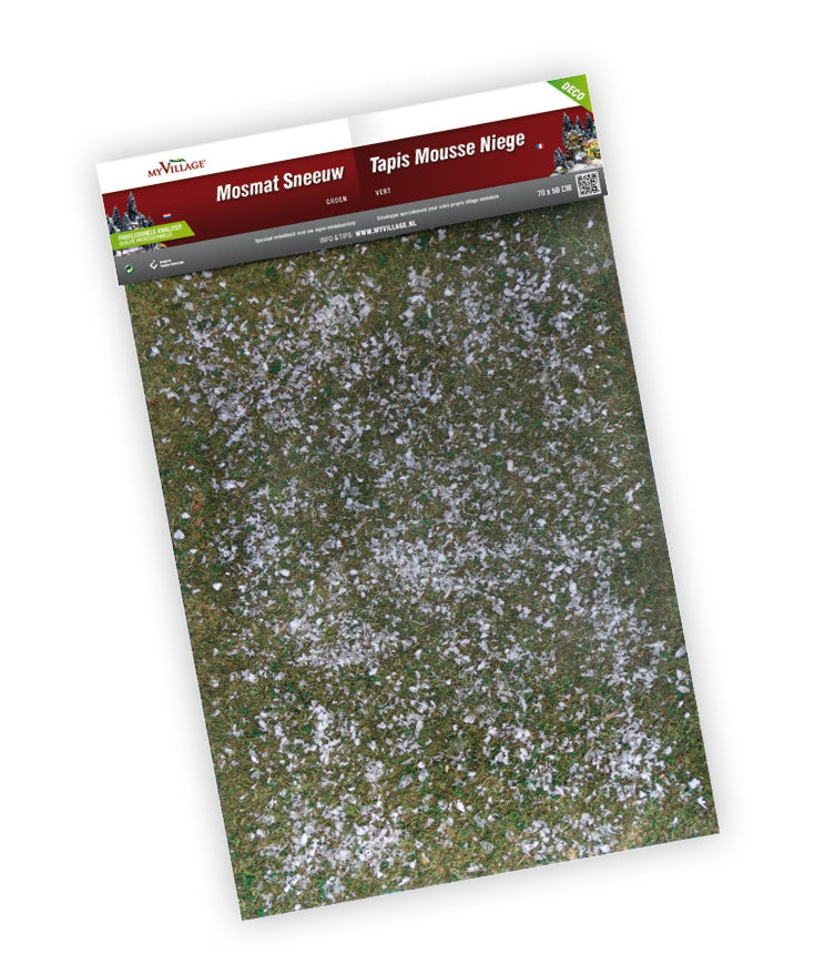 Snowy Moss Mat for Villages - The Country Christmas Loft