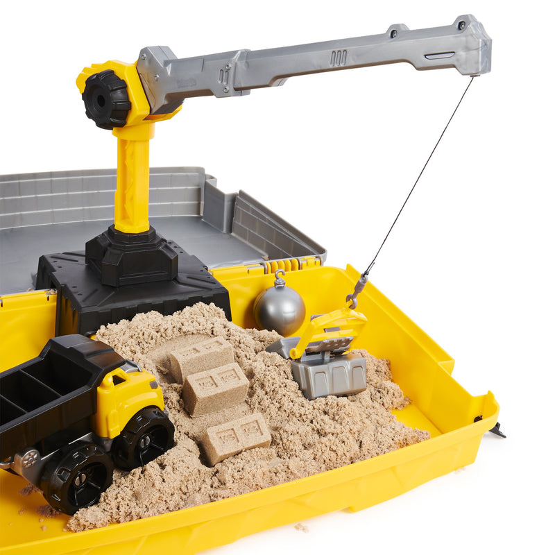Kinetic Sand Construction Site Folding Sandbox Playset - The Country Christmas Loft