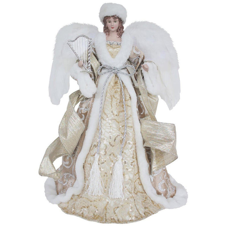 Regal Angel Tree Topper - The Country Christmas Loft