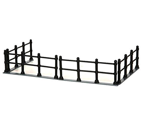 Black Canal Fence - 4 Piece Set - The Country Christmas Loft