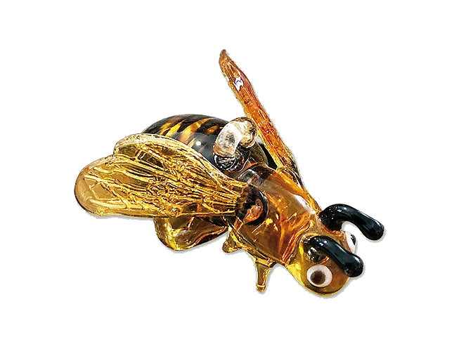 Egyptian Blown Glass Ornament - Honey Bee
