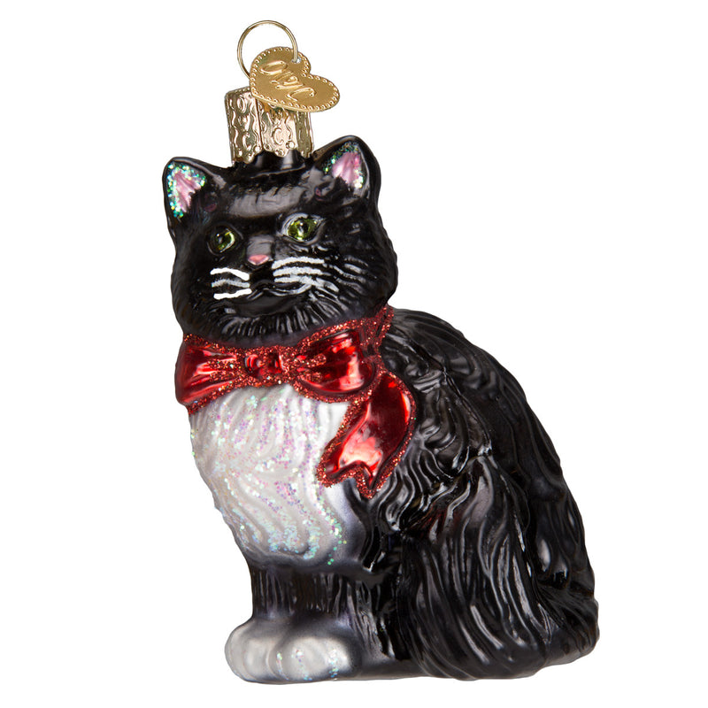 Tuxedo Kitty Ornament - The Country Christmas Loft