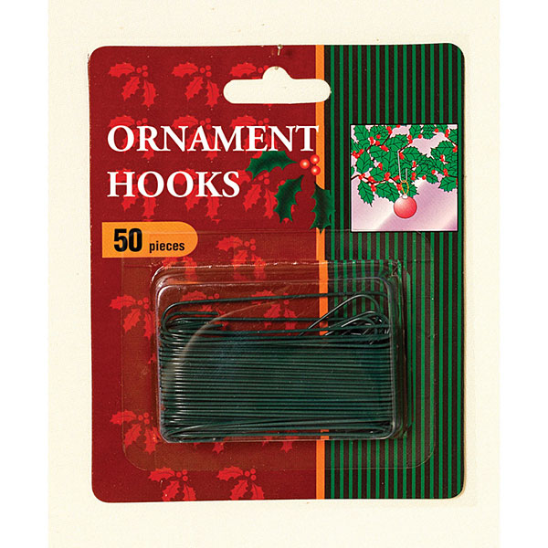 Green Ornament Hook - 2.5 inch - 50 piece - The Country Christmas Loft