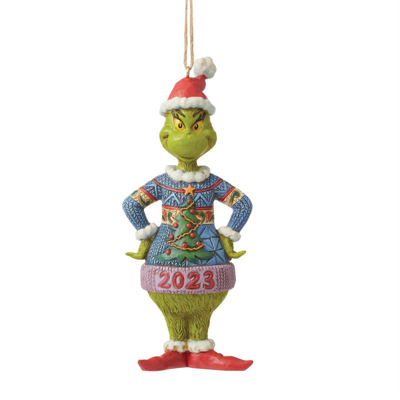 Dated 2023 Grinch Ornament - The Country Christmas Loft