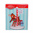 Rudolph The Red Nose Reindeer North Pole Figurine - The Country Christmas Loft