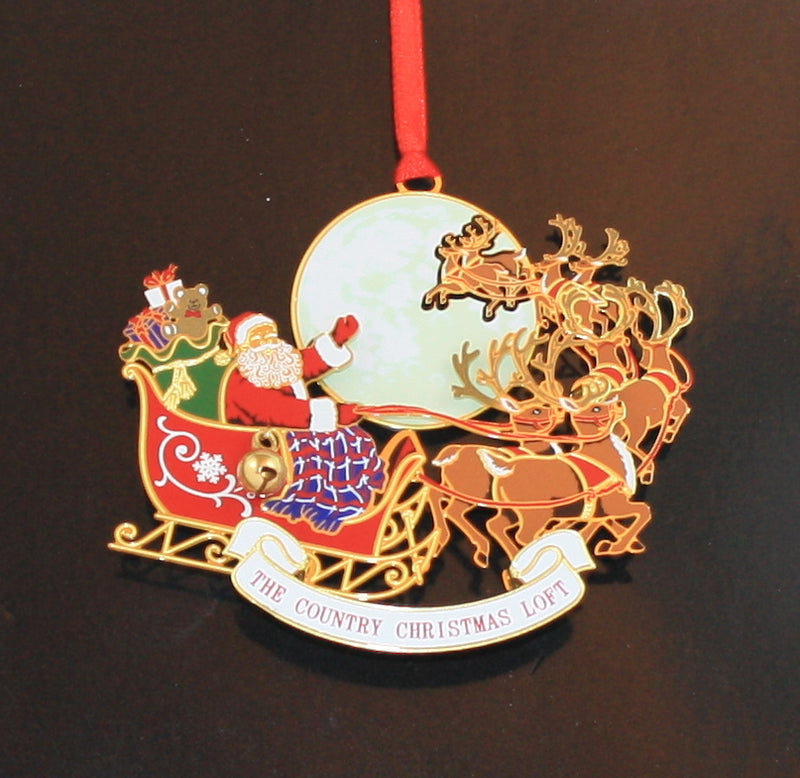 To All A Good Night Collectible Brass Ornament - The Country Christmas Loft