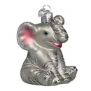 Old World Christmas Little Elephant Glass Blown Ornament - The Country Christmas Loft