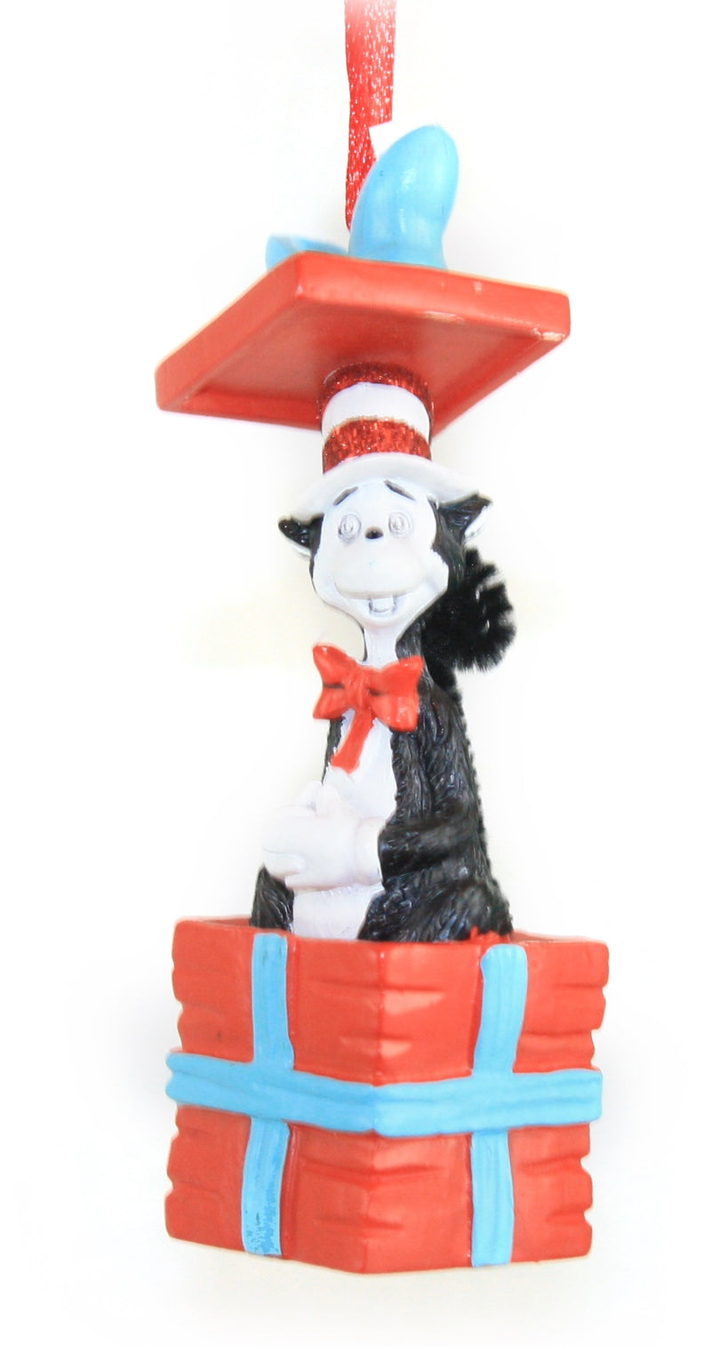 Dr Seuss Cat In A Box Ornament - The Country Christmas Loft