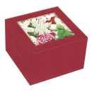 Square Cookie Box - 2 Pack - Red