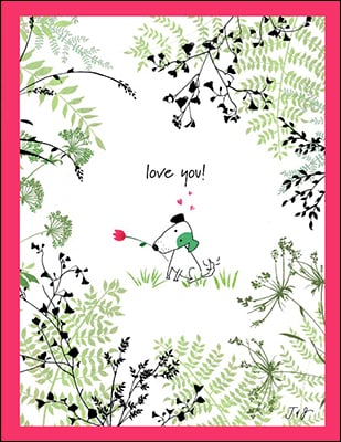 Notion - Love You Birthday Card - The Country Christmas Loft