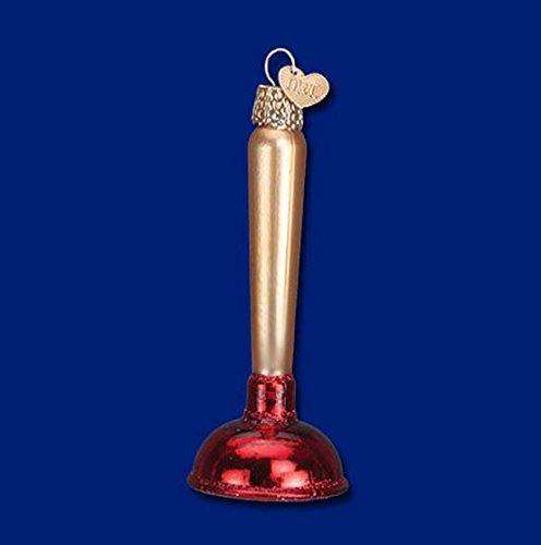Old World Christmas Toilet Plunger - The Country Christmas Loft