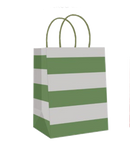 Holiday Medium  Kraft Gift Bags - - The Country Christmas Loft