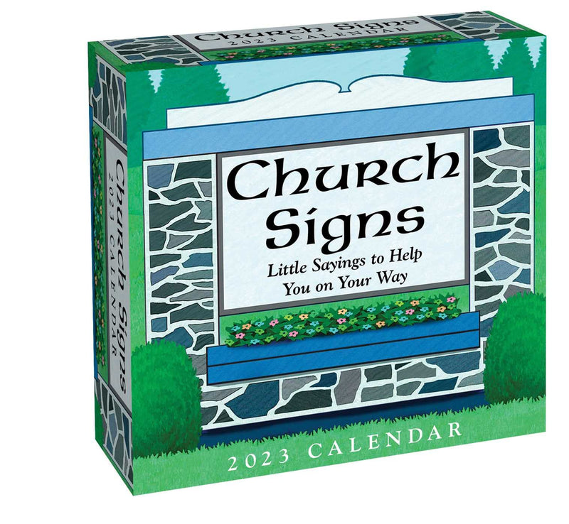 Church Signs 2023 Day-to-Day Calendar Little Sayings - The Country Christmas Loft