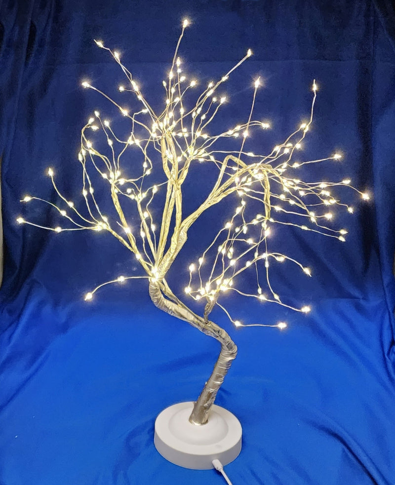 24 inch 225 LED Copper Bonsai Tree - Warm White
