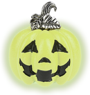 Jack-o-Lantern Glow in the Dark Charm - The Country Christmas Loft