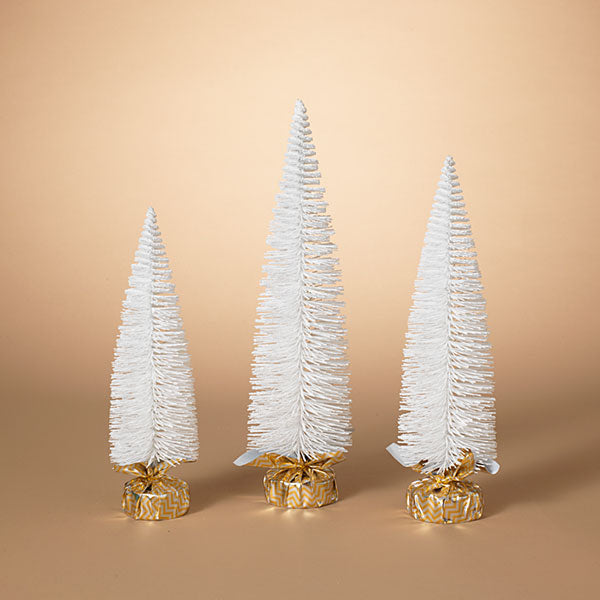 Holiday Bottle Brush Trees - 3 Piece Set - - The Country Christmas Loft