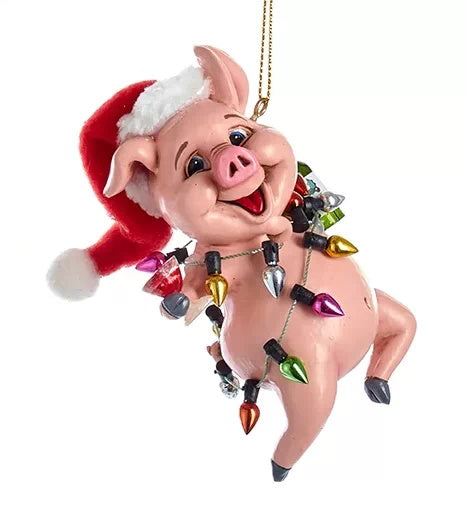 Party Pig Ornament - The Country Christmas Loft