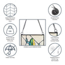 Marisol Multicolor Birds Window Panel - The Country Christmas Loft