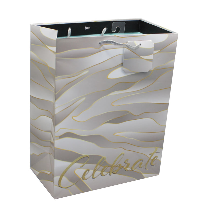 Celebrate Marble  Gift Bag - The Country Christmas Loft