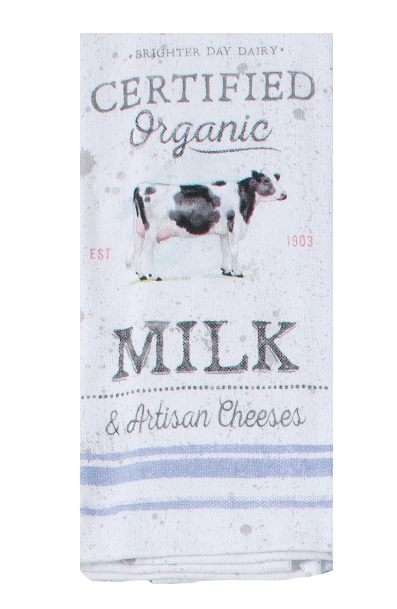 Local Market Organic Milk Dual-Purpose Terry Towel