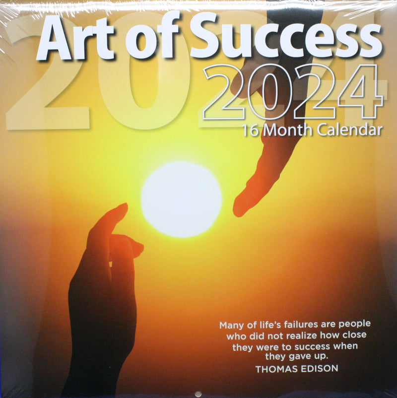 2024 Art Of Success Full Size Wall Calendar