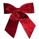 Jumbo Crushed Velour Bow - 20" x 22"