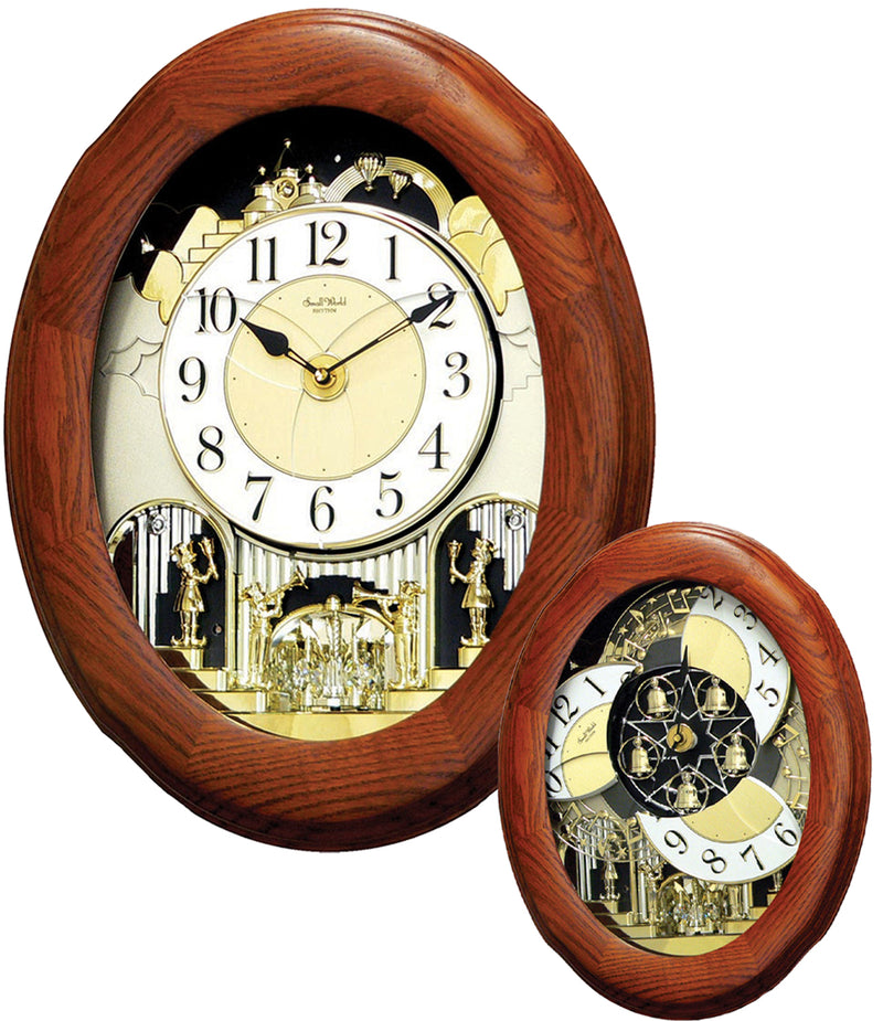 Joyful Nostalgia Oak - Wall Rhythm Clock