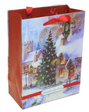 Traditional Medium Handmade Gift Bags - Tranquil - The Country Christmas Loft