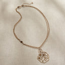 Jim Shore - Flowers - Swirls Necklace - The Country Christmas Loft