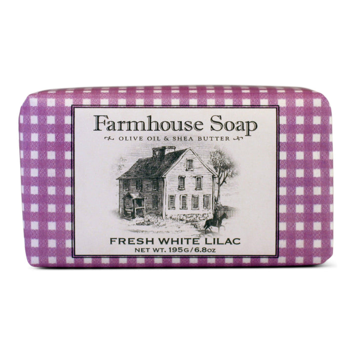 Sweet Grass Farm Triple Milled Bar Soap - White Lilac 6.8 Ounce